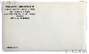 1968 U.S. Mint Uncirculated Set OGP Replacement Envelope