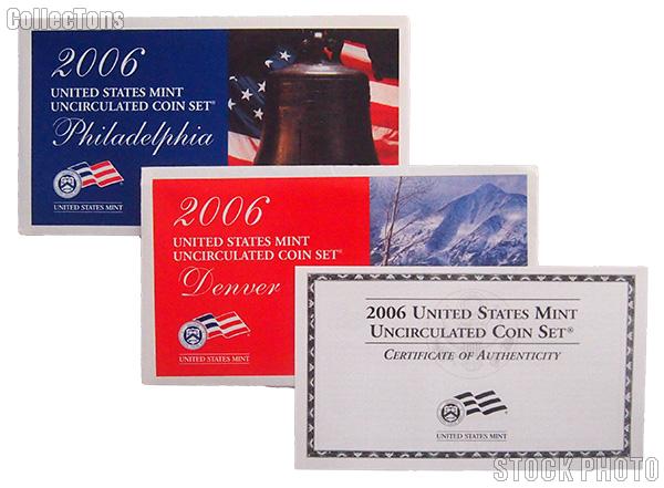 2006 U.S. Mint Uncirculated Set OGP Replacement Envelope and COA