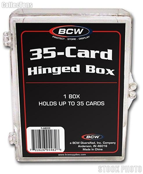Trading Card Hinged Box for 35 Cards By BCW