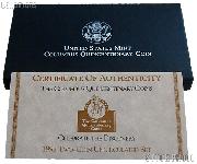 1992 Columbus Quincentenary Commemorative Uncirculated Two-Coin Set OGP Replacement Box and COA