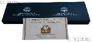 1992 Columbus Quincentenary Commemorative Proof Two-Coin Set OGP Replacement Box and COA