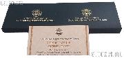 1992 Columbus Quincentenary Commemorative Uncirculated Three-Coin Set Set OGP Replacement Box and COA