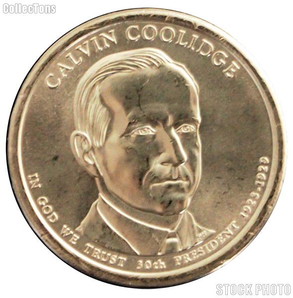 2014-D Calvin Coolidge Presidential Dollar GEM BU 2014 Coolidge Dollar