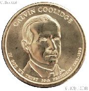 2014-D Calvin Coolidge Presidential Dollar GEM BU 2014 Coolidge Dollar