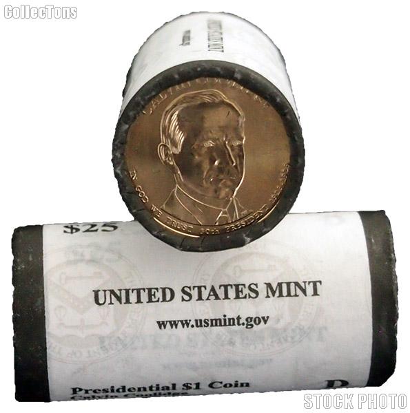 2014 P & D Calvin Coolidge Presidential Dollar Mint Rolls GEM BU 2014