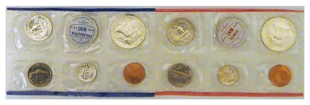 1959 Mint Set - All Original 10 Coin U.S. Mint Uncirculated Set