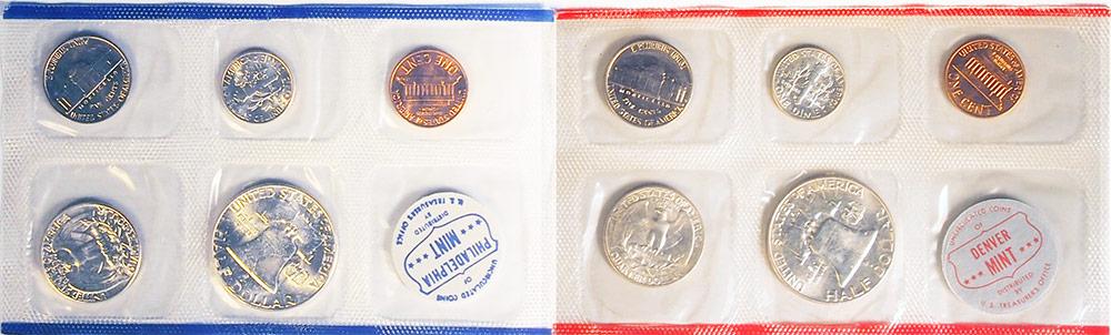 1960 Mint Set - All Original 10 Coin U.S. Mint Uncirculated Set