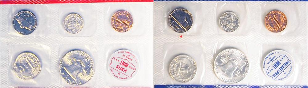 1961 Mint Set - All Original 10 Coin U.S. Mint Uncirculated Set