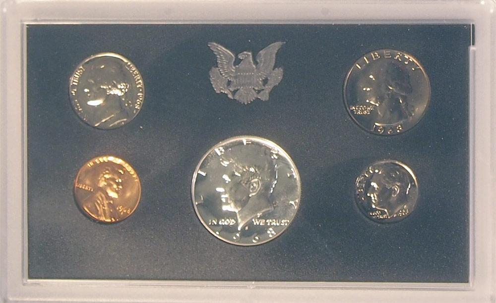 1968 PROOF SET * ORIGINAL * 5 Coin U.S. Mint Proof Set