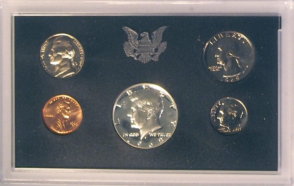 1969 PROOF SET * ORIGINAL * 5 Coin U.S. Mint Proof Set
