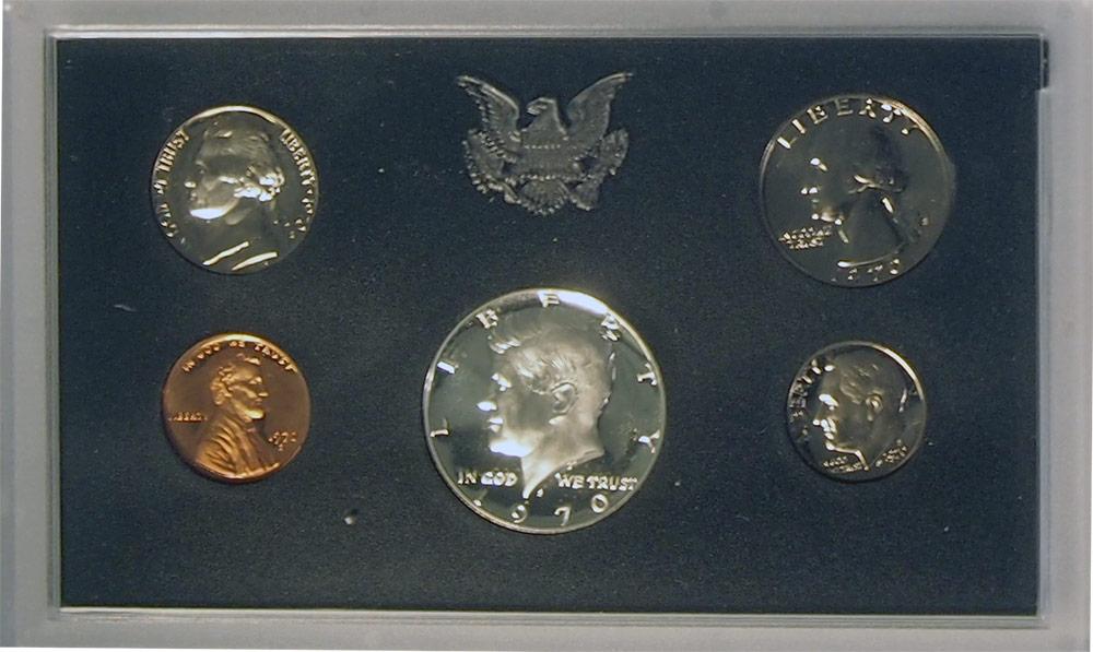 1970 PROOF SET * ORIGINAL * 5 Coin U.S. Mint Proof Set