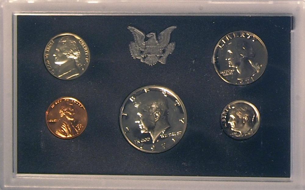 1971 PROOF SET * ORIGINAL * 5 Coin U.S. Mint Proof Set