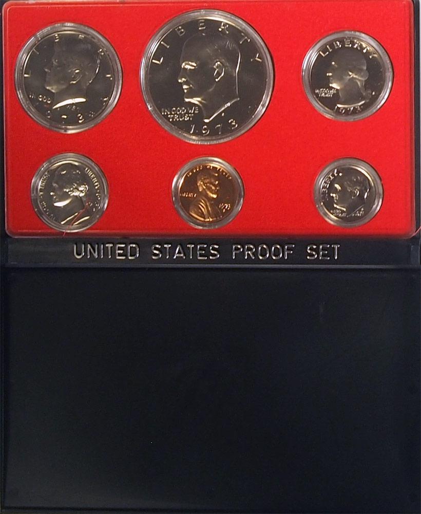 1973 PROOF SET * ORIGINAL * 6 Coin U.S. Mint Proof Set