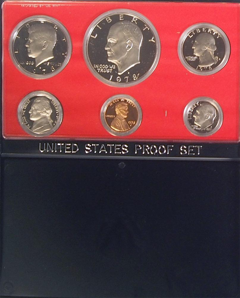 1978 PROOF SET * ORIGINAL * 6 Coin U.S. Mint Proof Set