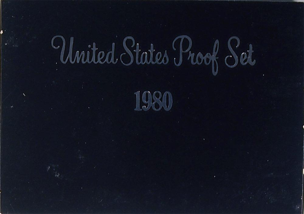 1980 PROOF SET * ORIGINAL * 6 Coin U.S. Mint Proof Set