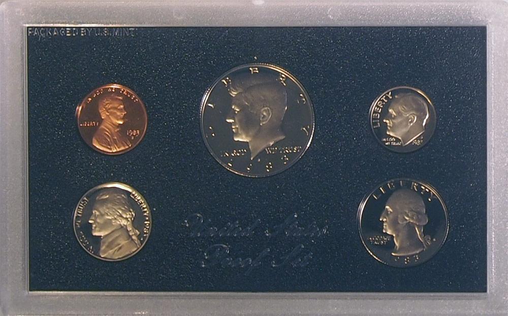 1983 PROOF SET * ORIGINAL * 5 Coin U.S. Mint Proof Set