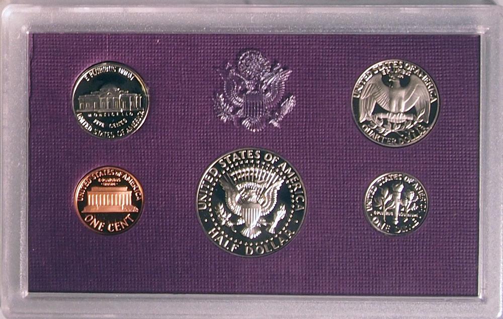 1986 PROOF SET * ORIGINAL * 5 Coin U.S. Mint Proof Set