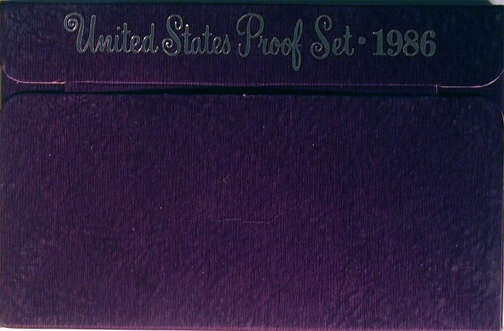 1986 PROOF SET * ORIGINAL * 5 Coin U.S. Mint Proof Set