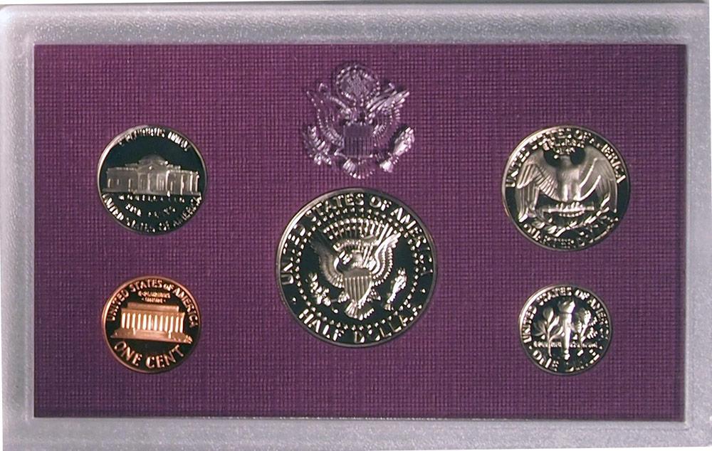 1989 PROOF SET * ORIGINAL * 5 Coin U.S. Mint Proof Set