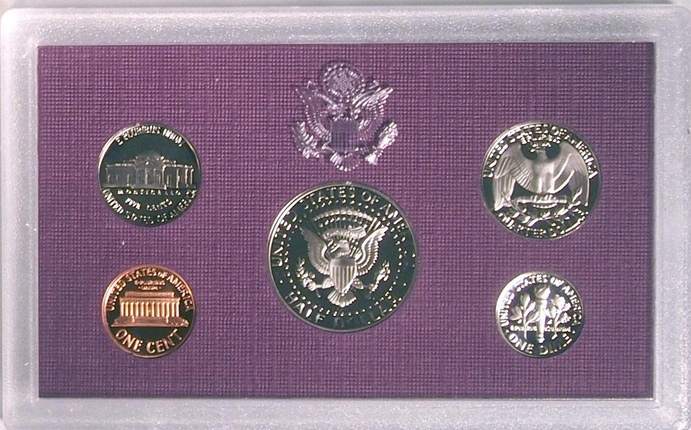 1991 PROOF SET * ORIGINAL * 5 Coin U.S. Mint Proof Set