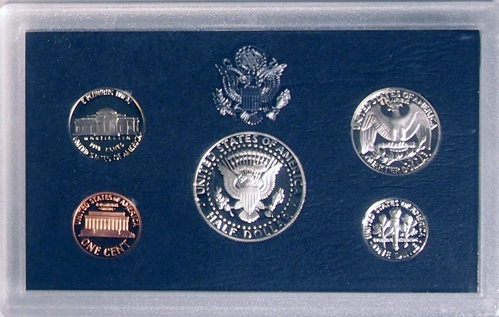 1992 SILVER PROOF SET * ORIGINAL * 5 Coin U.S. Mint Proof Set