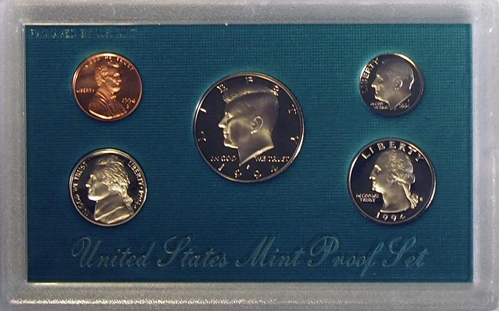 1994 PROOF SET * ORIGINAL * 5 Coin U.S. Mint Proof Set