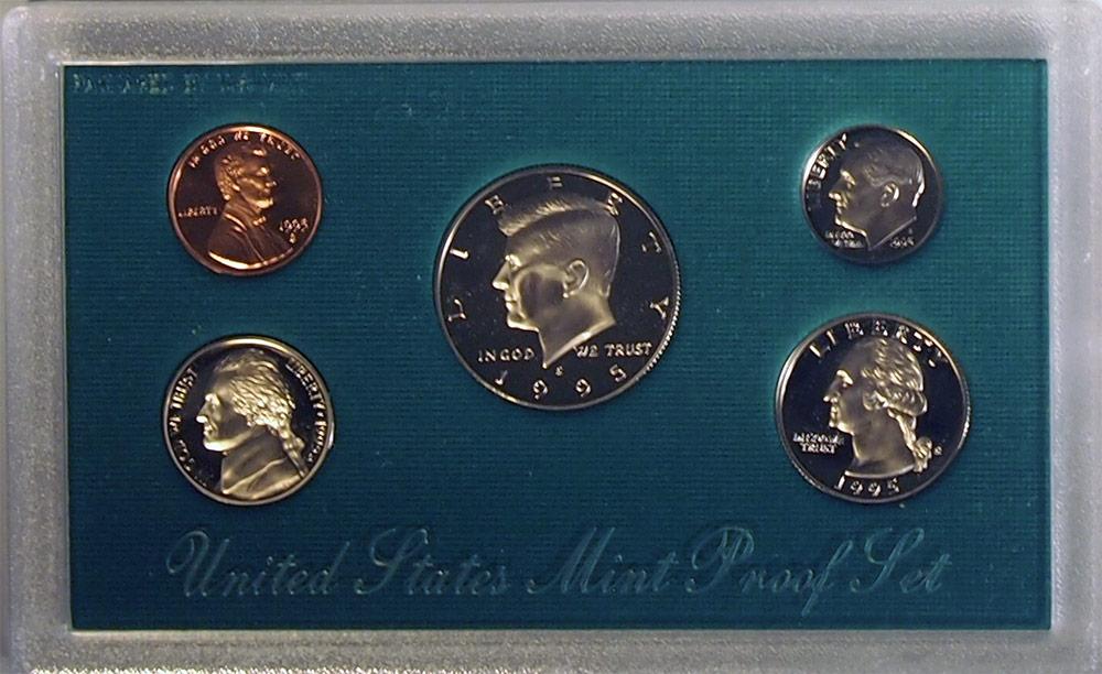1995 PROOF SET * ORIGINAL * 5 Coin U.S. Mint Proof Set
