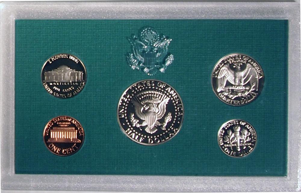1996 PROOF SET * ORIGINAL * 5 Coin U.S. Mint Proof Set