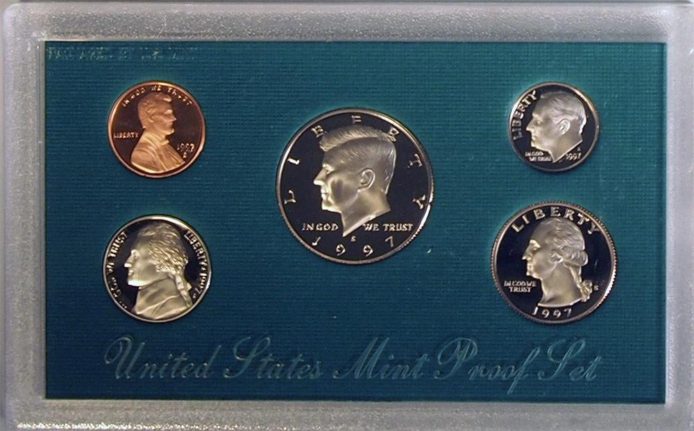 1997 PROOF SET * ORIGINAL * 5 Coin U.S. Mint Proof Set