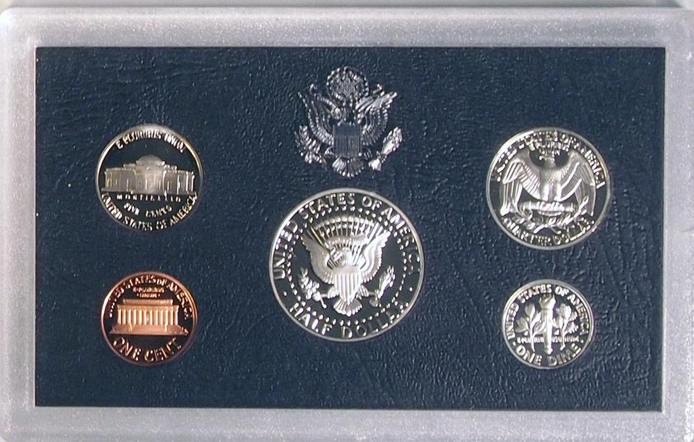 1993 SILVER PROOF SET * ORIGINAL * 5 Coin U.S. Mint Proof Set