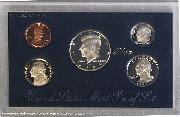 1995 SILVER PROOF SET * ORIGINAL * 5 Coin U.S. Mint Proof Set