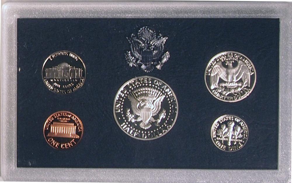 1995 SILVER PROOF SET * ORIGINAL * 5 Coin U.S. Mint Proof Set