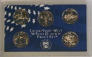 1999 QUARTER PROOF SET * ORIGINAL * 5 Coin U.S. Mint Proof Set