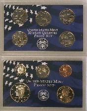 2001 PROOF SET * ORIGINAL * 10 Coin U.S. Mint Proof Set