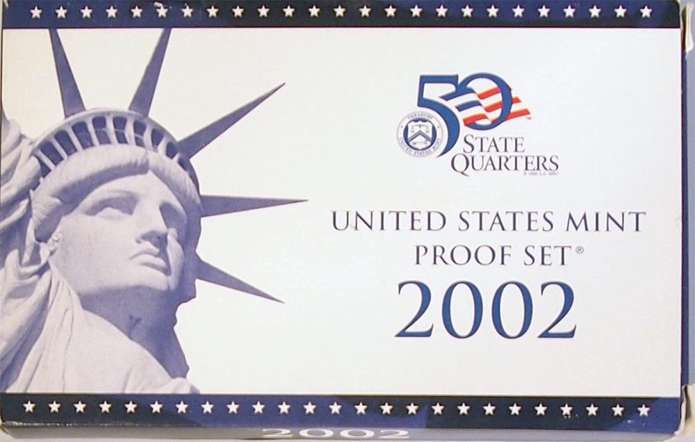 2002 PROOF SET * ORIGINAL * 10 Coin U.S. Mint Proof Set