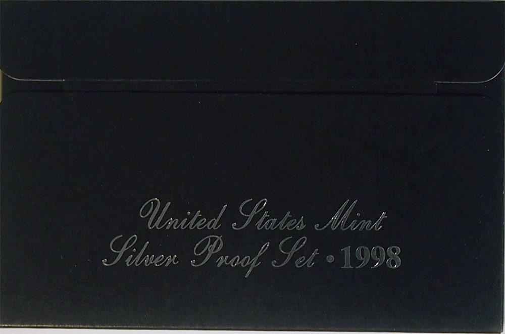 1998 SILVER PROOF SET * ORIGINAL * 5 Coin U.S. Mint Proof Set