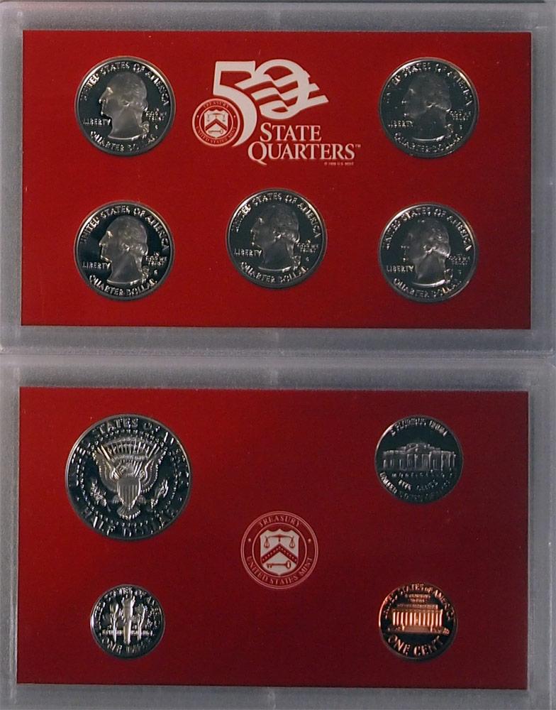 1999 SILVER PROOF SET * ORIGINAL * 9 Coin U.S. Mint Proof Set
