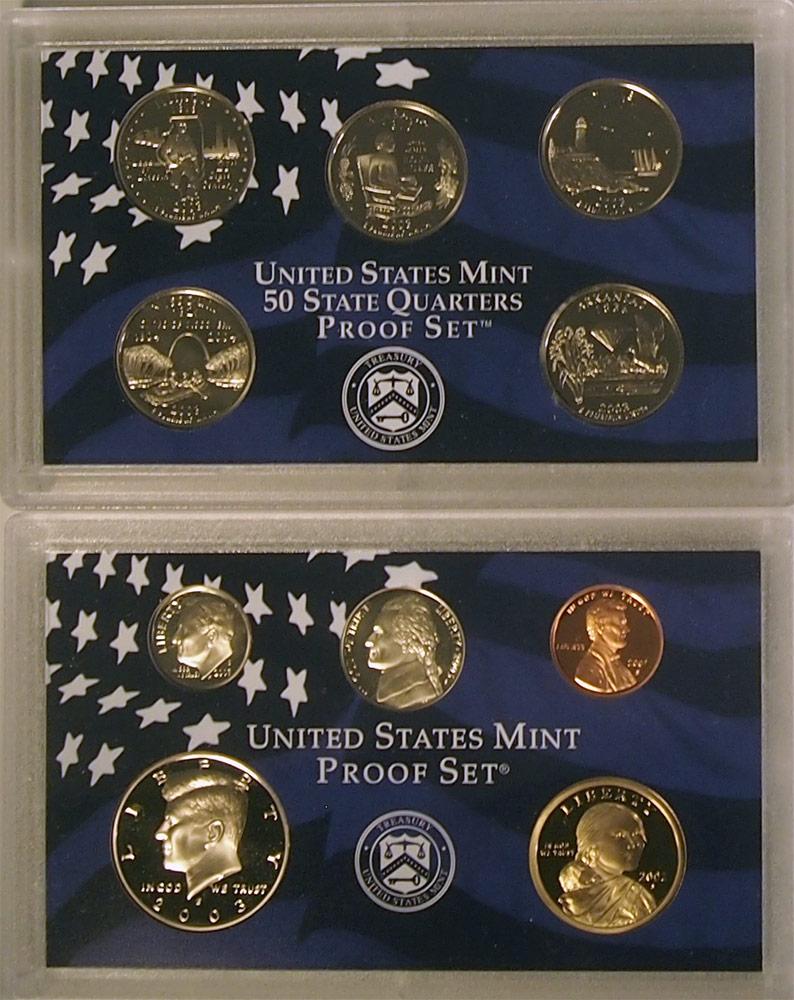 2003 PROOF SET * ORIGINAL * 10 Coin U.S. Mint Proof Set