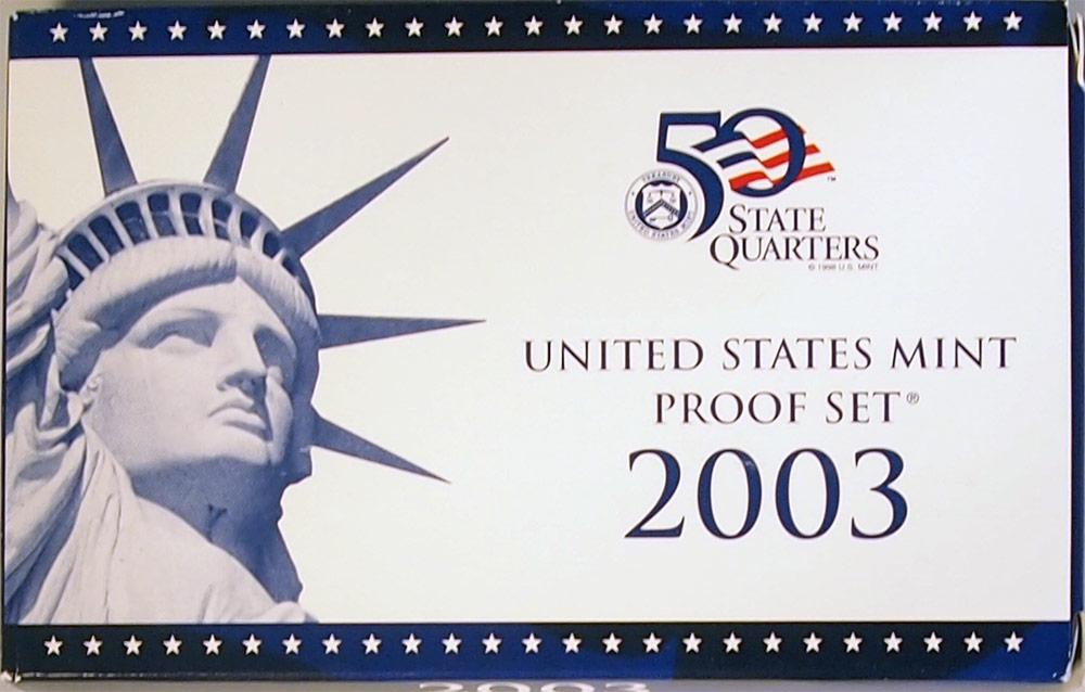2003 PROOF SET * ORIGINAL * 10 Coin U.S. Mint Proof Set