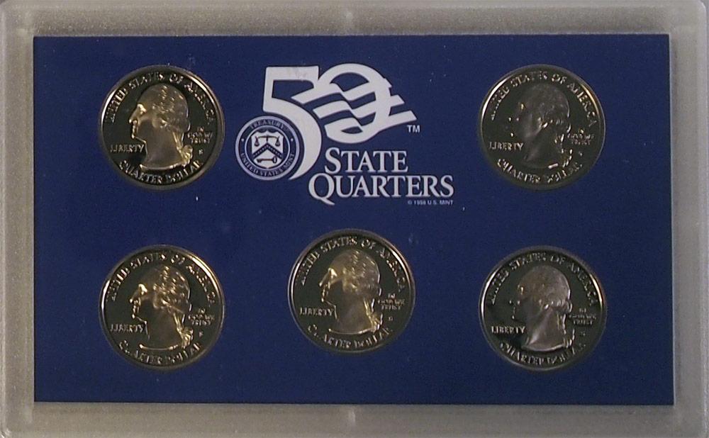 2003 QUARTER PROOF SET * ORIGINAL * 5 Coin U.S. Mint Proof Set