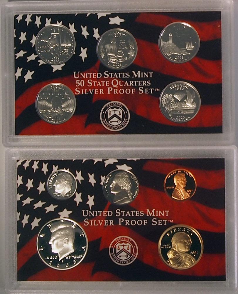 2003 SILVER PROOF SET * ORIGINAL * 10 Coin U.S. Mint Proof Set