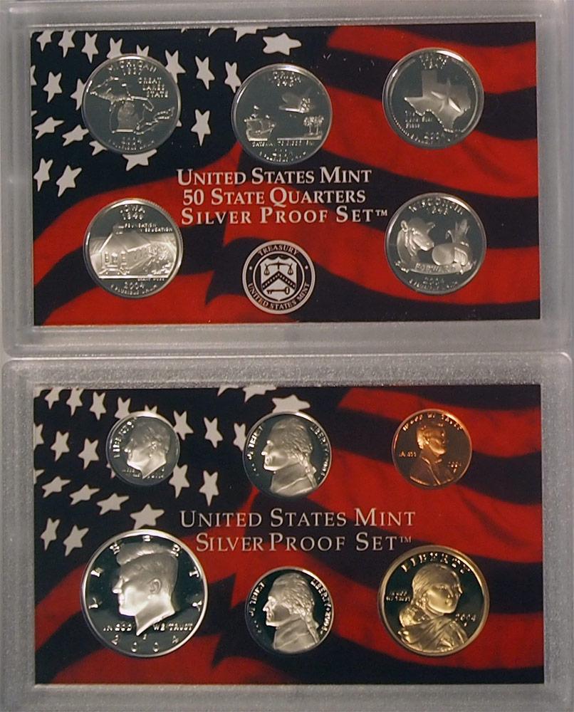 2004 SILVER PROOF SET * ORIGINAL * 11 Coin U.S. Mint Proof Set