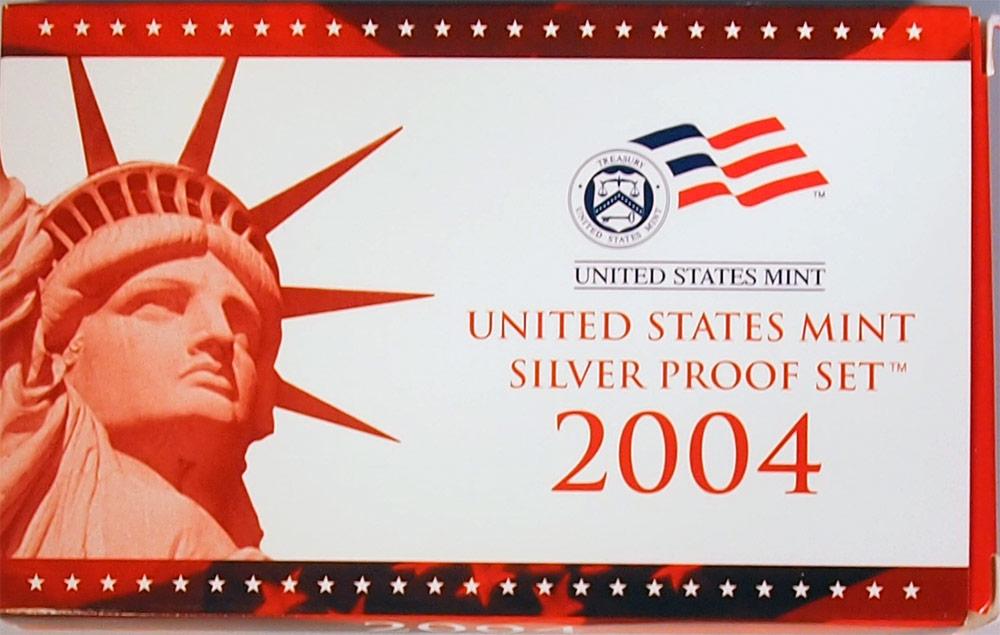 2004 SILVER PROOF SET * ORIGINAL * 11 Coin U.S. Mint Proof Set
