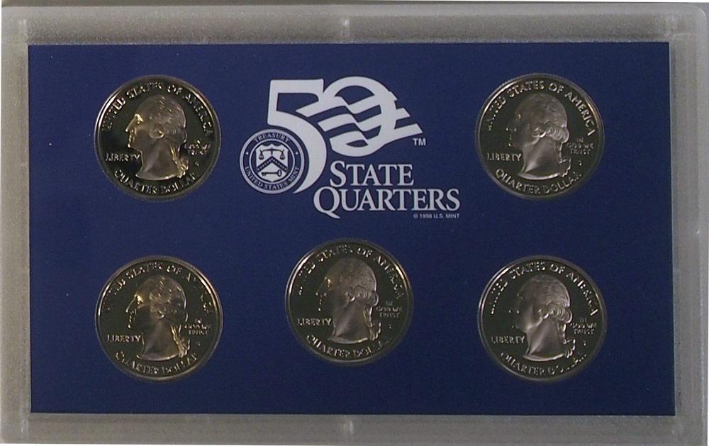 2005 QUARTER PROOF SET * ORIGINAL * 5 Coin U.S. Mint Proof Set