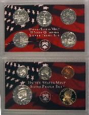 2000 SILVER PROOF SET * ORIGINAL * 10 Coin U.S. Mint Proof Set