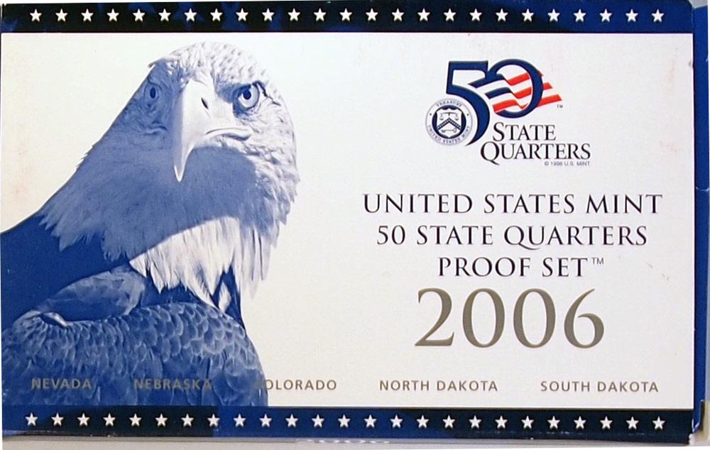 2006 QUARTER PROOF SET * ORIGINAL * 5 Coin U.S. Mint Proof Set