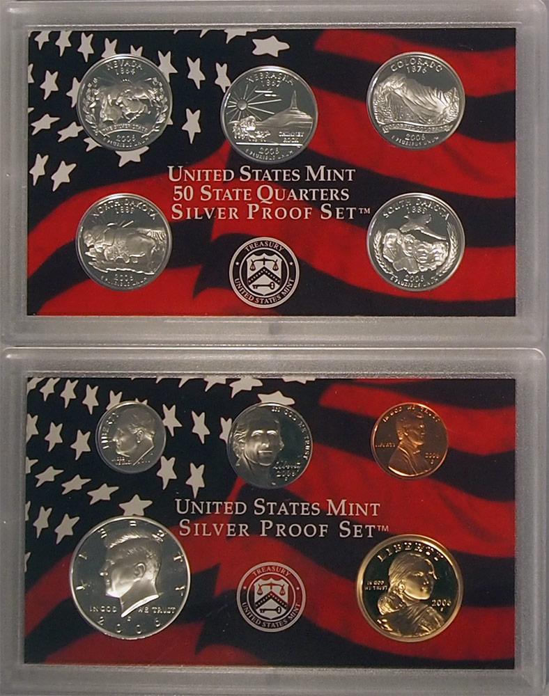 2006 SILVER PROOF SET * ORIGINAL * 10 Coin U.S. Mint Proof Set