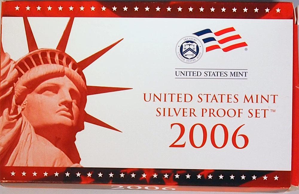 2006 SILVER PROOF SET * ORIGINAL * 10 Coin U.S. Mint Proof Set