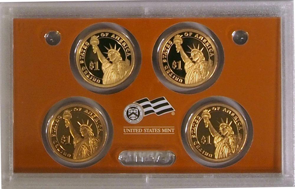 2007 PRESIDENTIAL DOLLAR PROOF SET * 4 Coin U.S. Mint Proof Set