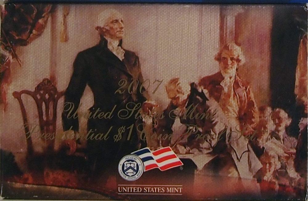 2007 PRESIDENTIAL DOLLAR PROOF SET * 4 Coin U.S. Mint Proof Set